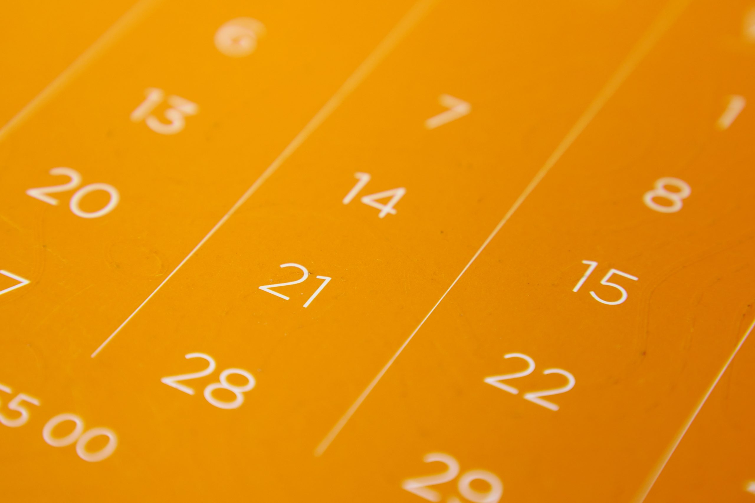 Kalender-Ausschnitt